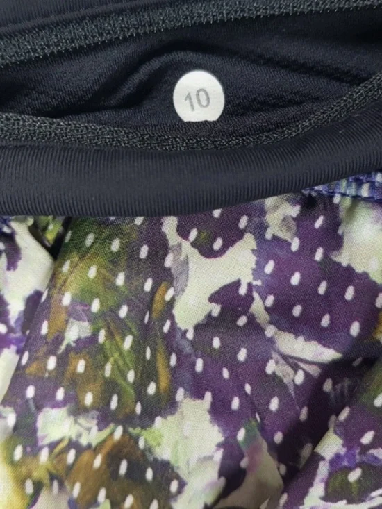 💜💚Cute Lululemon Floral Pleated Skirt/ Skort - Picture 2 of 9